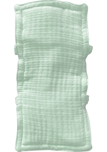 Pamuk Muslin Bebek Emzirme Yastığı Ter Emici Kol Yastığı Mint