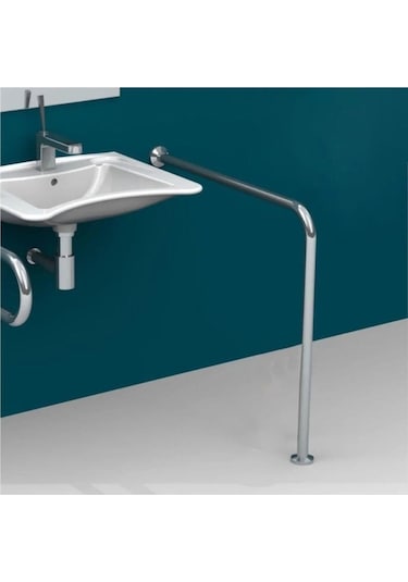 Maxiflow Tutunma Barı Yerden Duvara 75x75 Cm Krom