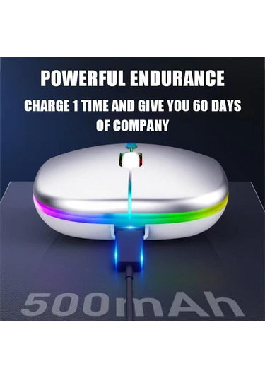 Jms Bluetooth Çift Modlu Usb Kablosuz Ultra İnce Fiber Optik Mouse