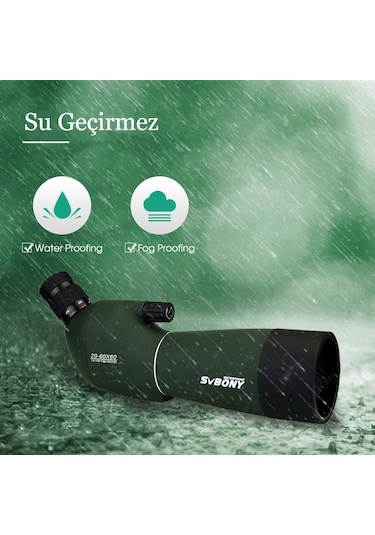 Interstech 25-75x70 Zoom Monoküler Teleskop Dürbün Gece Görüşü Su Geçirmez