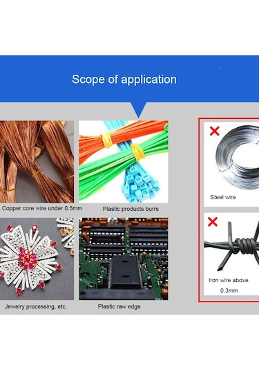 Sones Hsd Hs-3z Üstten Kesim 5.5 İnç Krom Vanadyum Çelik Dövme Plastik Model Pense