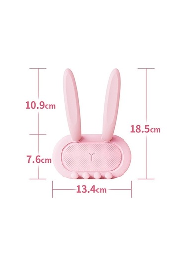 Dancemonkey Tavşan Sevimli Monte Kulakları Duvara Pratik Askı Sm Ahşap