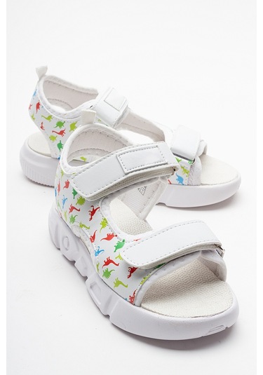 Mnpc Erkek Çocuk Beyaz Anatomik Spor Sandalet 24y4s98461 Beyaz