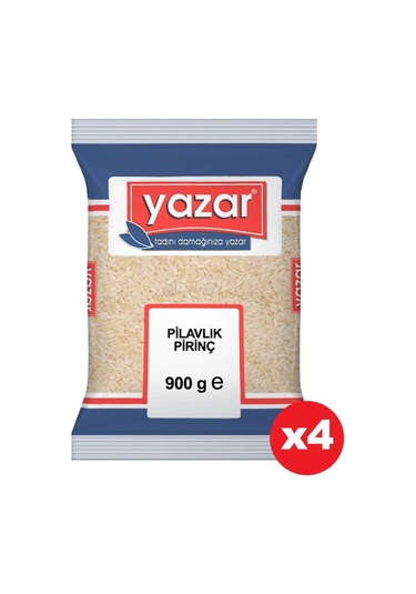 Yazar Pilavlık Pirinç 4 x 900 G