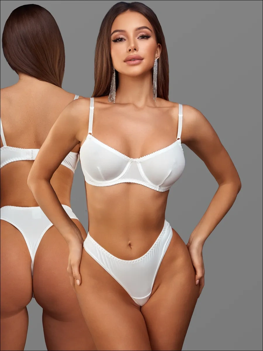 Bonechka Kesteksız, Push-up'sız İç Çamaşırı Takımı 270374566 Beyaz