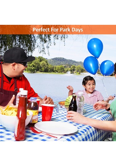 Padalink Vinil Piknik Masa Ve Bank Kılıfı Seti, Esnek Kenar, Kamp Ve Bahçe İçin, 1 Masa + 2 Bank Kılıfı