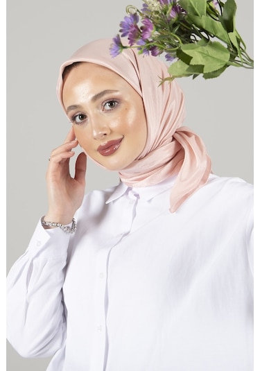 Latte Brisa Vual Eşarp /1196 - Pudra