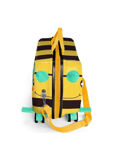 Coral High Otur-çek Erkek Çocuk Valizi - Siyah Sarı Arı Çok Renkli