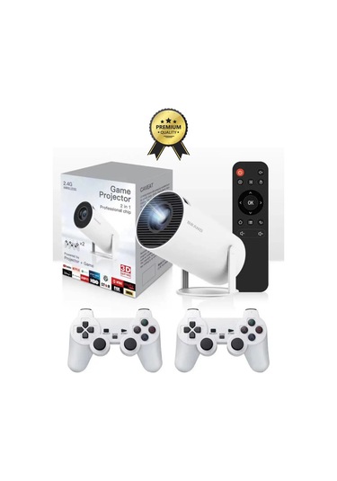 Taşınabilir Android Sinema Projeksiyon Wifi Destekli En Güncel Sürüm 1080p Ekstra Oyunlu Son Model-130996