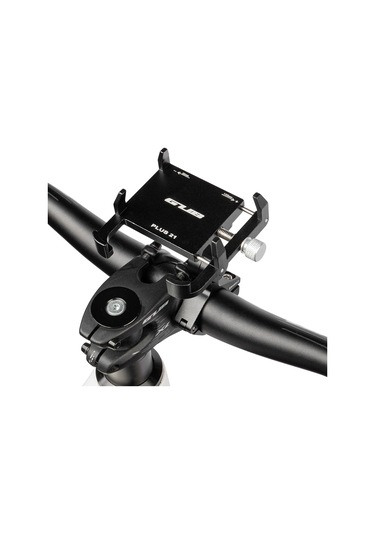 Sones Gub Plus21 Bisiklet Cep Telefonu Tutucu Motosiklet 360 Derece Dönebilen Montaj 22,2-31,8 Mm Boru Çapı İçin Siyah