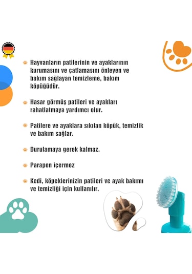 Bioxi Pati Temizleme Köpüğü 150 Ml Ucu Fırçalı Köpük Pompalı