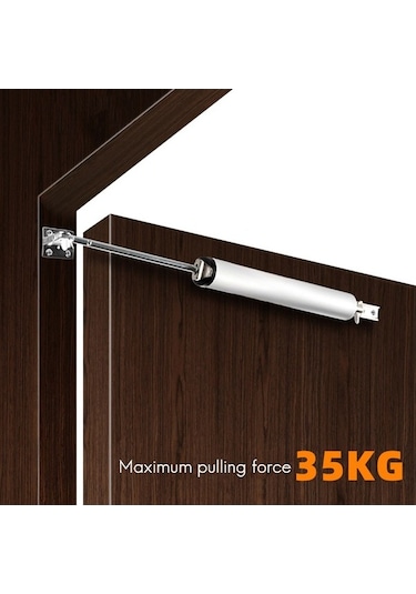 Ulzyvf Tampon Sessiz Pnömatik Otomatik Kapı Kapatıcı Hidrolik Gümüş Basit Sx