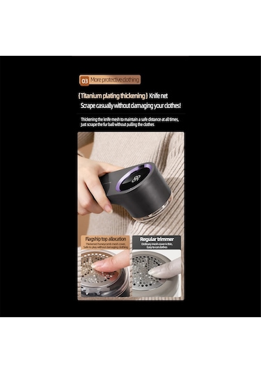 Xiaaokeji Giysiler İçin Lint Temizleyici Elektrikli Tüy Pelet Temizleyici -a