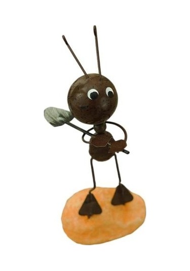 Minyatür Heykel Narin Hediyeler Demir Güzel Canlı Görüntü El Yapımı Mini Okuma Karınca Dekorasyon Ev Dekor E