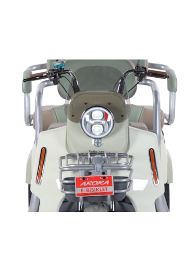 Arora Felix New Elektrikli 3 Tekerlekli Moped Yeşil
