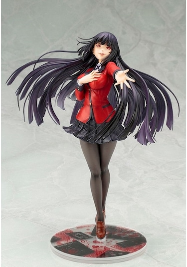 Anime Kakegurui Yumeko Jabami Aksiyon Figür 2 Kafalı 22 Cm