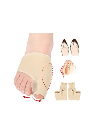 Sones Lycra Ter Emici Aşınmaya Karşı Büyük Ayak Başparmağı Kemik Halluks Valgus Düzeltici M