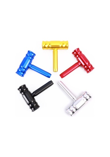 Sones Evrensel Araba Konu T-şekilli Dişli Kafası Vites Topuzu Mavi