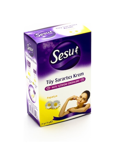 Sesu Papatya Tüy Sarartıcı Krem 35 G + 18 G