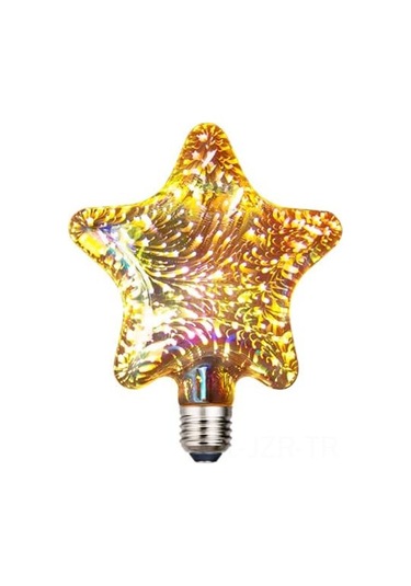 Geeroyoo Led Yıldız Şekilli Fener, E27 Tabanlı, 4w, 500lm, Cam-gümüş Alaşımlı Gövde, 85-265v, 50.000 Saat Ömür, Ce Sertifikalı Gümüş