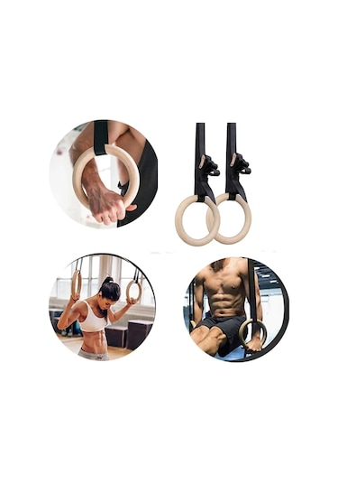 Ckspor Crossfit-jimnastik Halkası Ahşap Jimnastik Halkası Cks-43