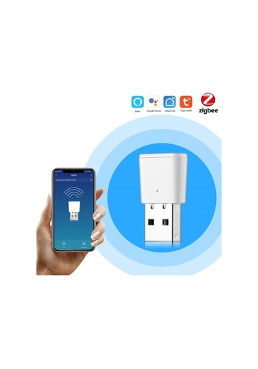 Lemestar Zigbee Sinyal Güçlendirici, Usb İle Bağlanabilir, Tuya Uyumlu, Alexa Ve Google Home Desteği, 20-30m Kapsama, Akıllı Ev Teknolojisi