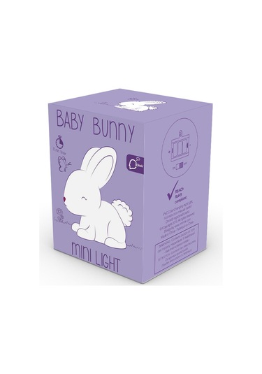 Dhink Baby Tavşan Gece  Lambası Çok Renkli