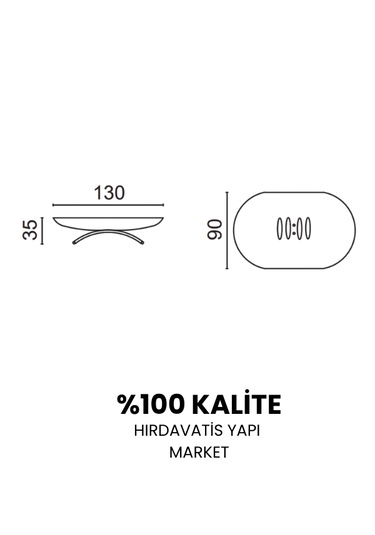 Çelik Banyo Paslanmaz Pirinç Bella Cansu Set Üstü Sabunluk Krom