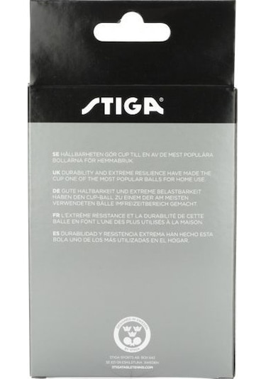 Stiga Cup 6lı Masa Tenisi Pinpon Topu Beyaz 1110-2510-06