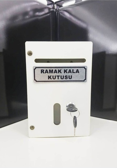 Beyaz Küçük Boy Ahşap Ramak Kala Kutusu