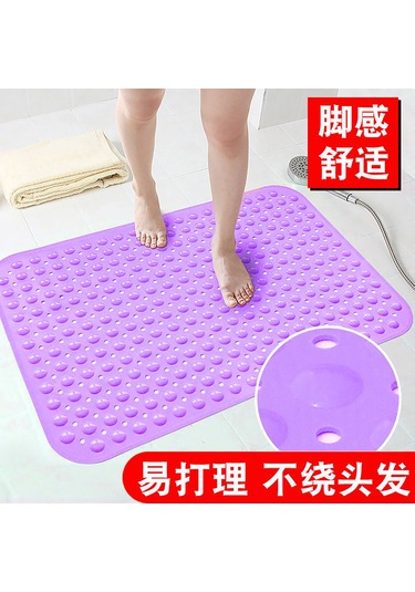 Suofeng Banyo Kayma Engeli Matı 35x70 Cm Pembe - Duşakabin Banyo Tuvalet Yatakçıklı Mat - Konforlu Ve Dayanıklı Ev Otel Kullanıma Uygun Açık Mavi