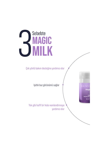 Skin Sensual Magic Milk 3-in-1: Base & Moisturizer & Mask 50ml