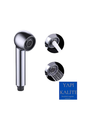 Berber El Duşu Başlığı 2 Fonksiyonlu Ekonomik Duş Başlığı Krom