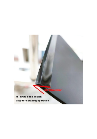 Geeksen 6 Adet Farklı Boy 1.5-8 İnç Siyah Plastik Scraper Seti - Kauçuk, Cam, Duvar Kağıdı Temizleme Ve Montaj Aracı