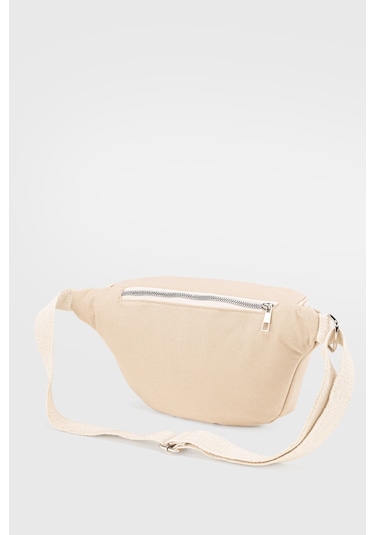 Housebags Kadın Kanvas Krem Bel Çantası 213 Kanvas Krem