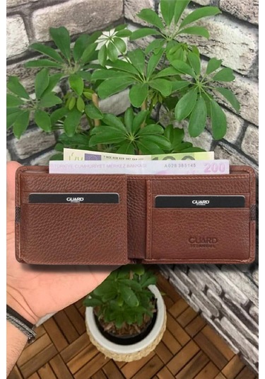 Derije Hakiki Deri Taba Spor Şeritli Erkek Cüzdanı T1651 Çok Renkli