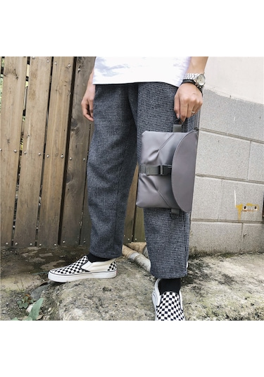 Sokak İş Elbisesi Çapraz Askı Omuz Çantası-mor Mor