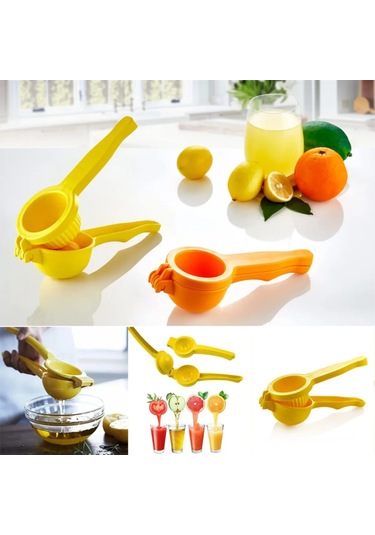 Plastik Pratik Narenciye Limon Portakal Meyve Sıkacağı Büyük Boy Mutfak Aparatı Diğer