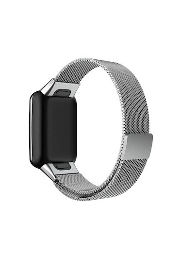 Biriva Home Xiaomi Mi Band 7 Pro Krd-01 Metal Kordon-gümüş