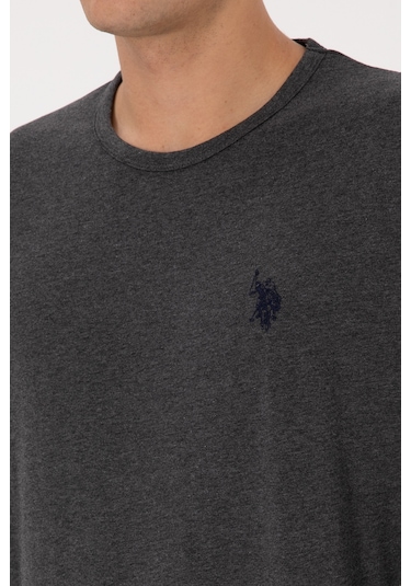 U.s. Polo Assn. Erkek Antrasit Melanj Pijama Takım 50318602-vr081 Antrasit Melanj