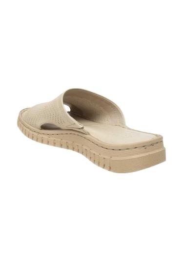 Forelli 38505 Sofia-G Bej Kadın Comfort Terlik Bej