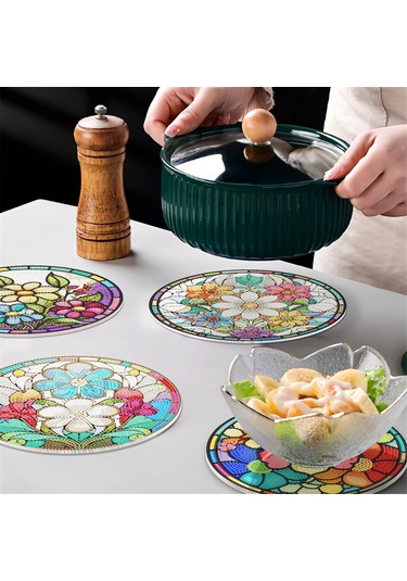 Adet Dıy Elmas Sanat Boyama Masa Örtüsü Masa Dekoru B Diğer