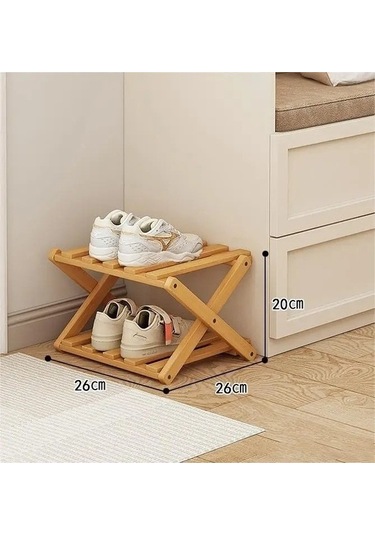 Flybuy Rafı Kurulumsuz Katmanlı Kahverengi Fk Ev Bosphorusboutique Basit Bambu Ayakkabı Ambition 2-8 Qn Kahverengi