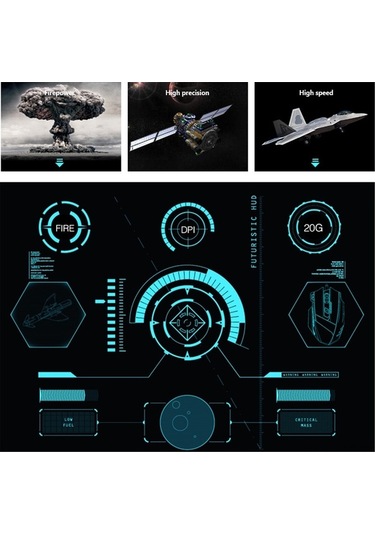 Novahub Zelotes T-60 3200dpi 7 Tuşlu Led Oyuncu Faresi - Usb Kablosuz - Pc/laptop İçin Optik Led Fares 001