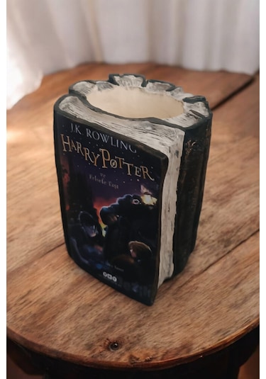 Harry Potter Ve Felsefe Taşı Kitabı Şeklindeki Kalemlik 10x8 Cm