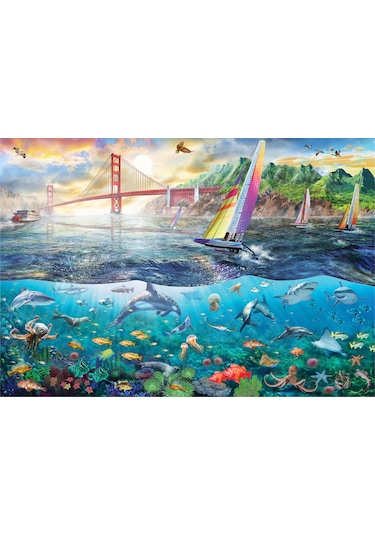 Anatolian 2000 Parçalık Puzzle - San Francisco Köprüsü 3968