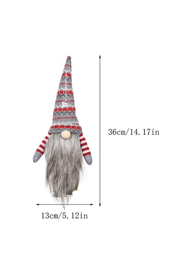 4 Lü Gnome Neol Dekorasyon Seti Sevimli Peluş Noel Baba Gnome Set