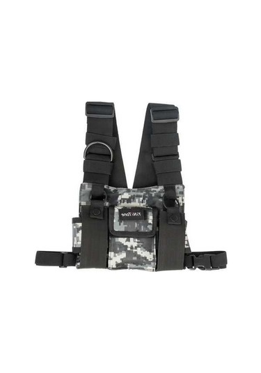 Pazly Yinitone Çok İşlevli İnterkom Göğüs Çantası - Hafif & Su Geçirmez Naylon Mavi