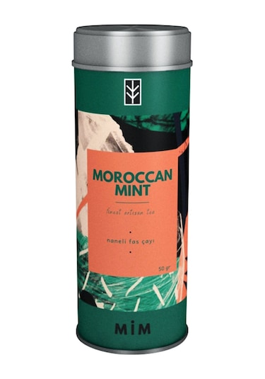 Mim Tea Moroccon Mint Tea Naneli Fas Çayı 50 G