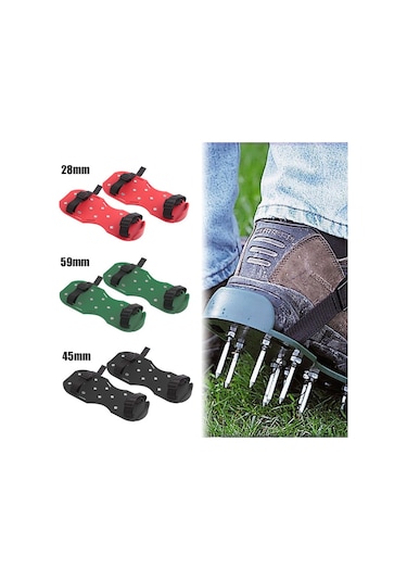 Mufunye Bahçe Toprak Gevşetici Botları: Plastik Tabanlı Çetin Çivi Desenli, Yeşil Alan Bakımı Ve Toprak Hazırlığı İçin Siyah Bahçe Botu